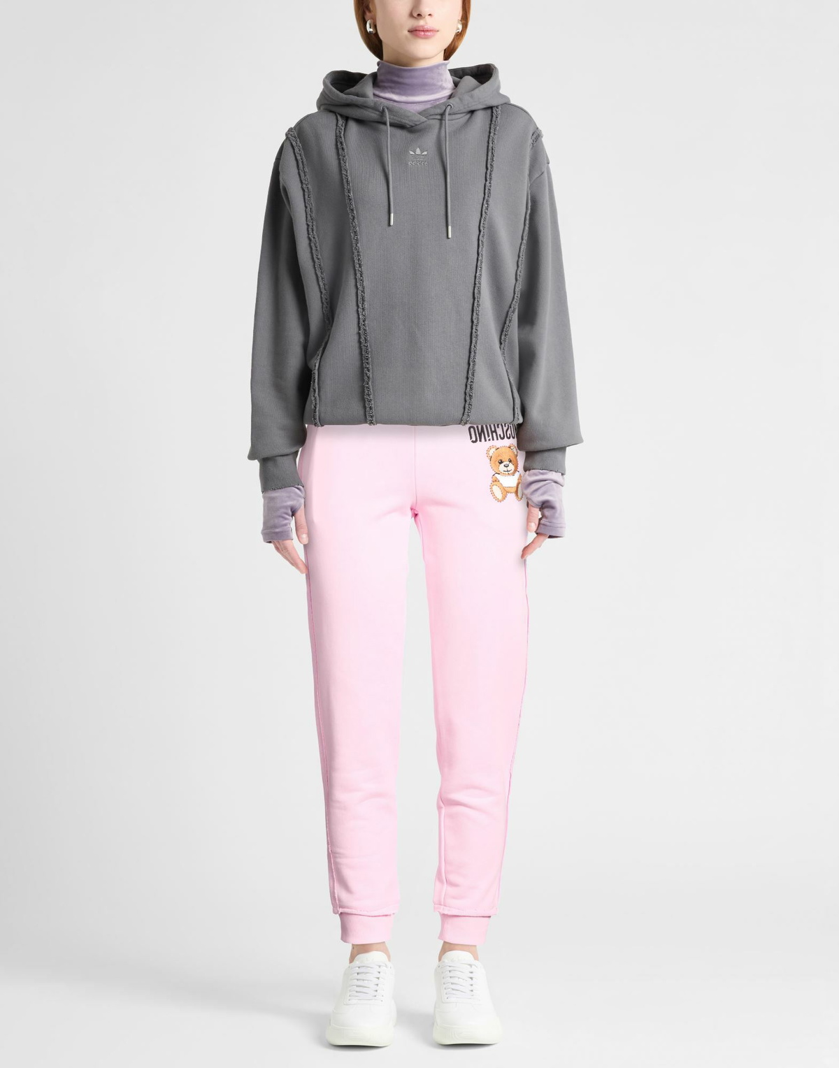 Moschino Womens Pants in Pink