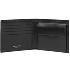 SAINT LAURENT - Logo-Appliquéd Leather Billfold Wallet - Black