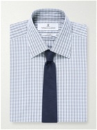 Turnbull & Asser - Mayfair Checked Cotton-Poplin Shirt - Blue
