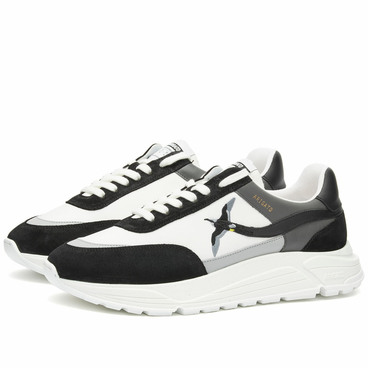 Photo: Axel Arigato Men's Rush Bee Bird Sneakers in White/Black