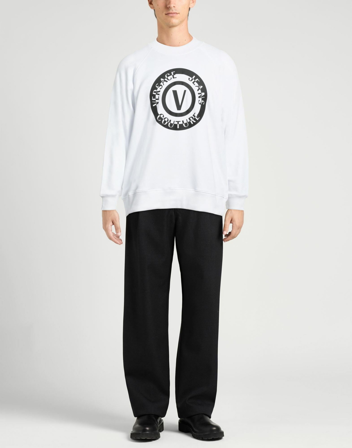 Versace Jeans Couture Mens Sweatshirt in White