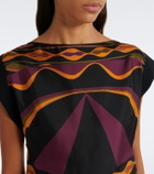 Pucci Dune silk twill top