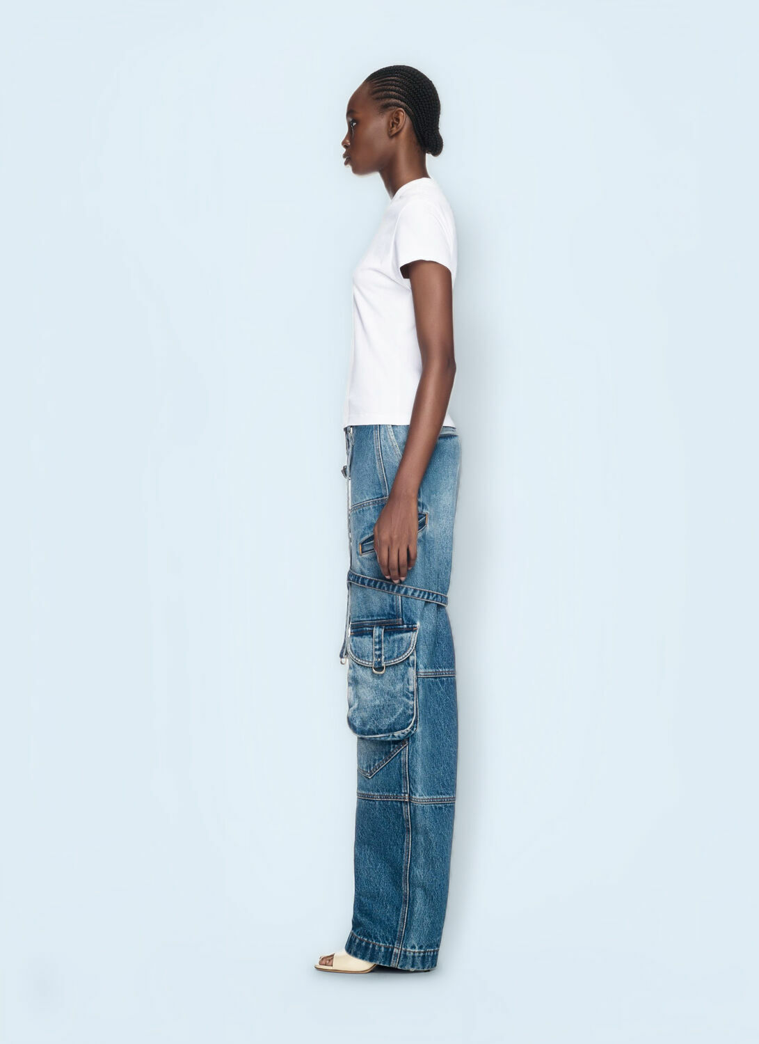 OFF WHITE Jewel Mini Arrow Fitted T-Shirt