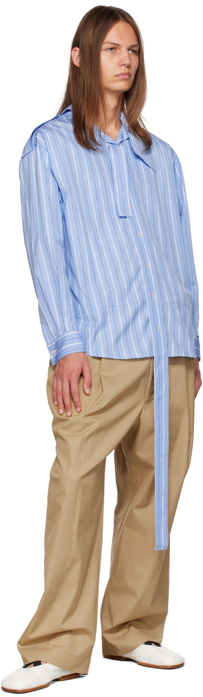 Meryll Rogge Tan Pleated Trousers