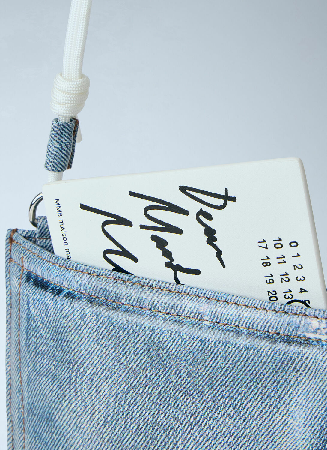 MM6 Maison Margiela Denim Pocket Bag