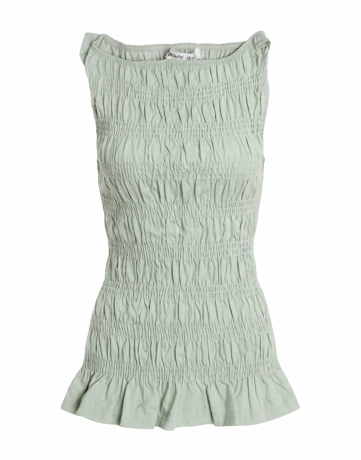 Peachy Den Womens Top Light in Green