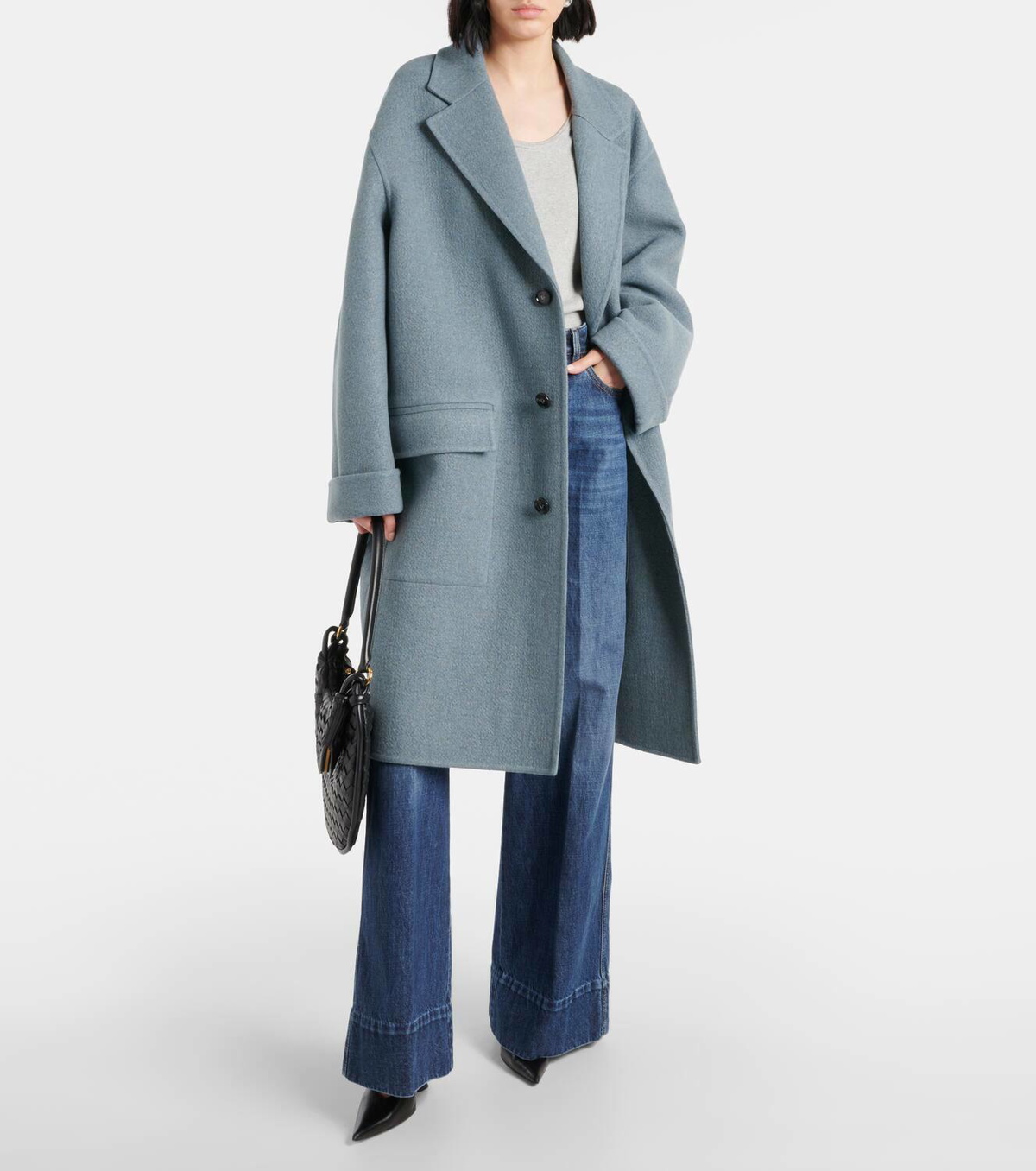 Bottega Veneta Single-breasted cashmere coat Bottega Veneta