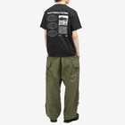 Space Available Men's Blue Carbon Systems Infographic T-Shirt in Black