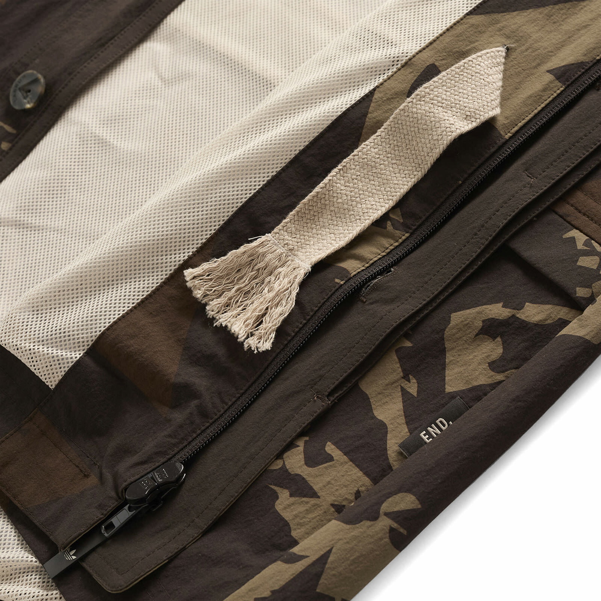 END. x Adidas x Labrum Jacket in Night Brown
