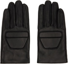 YOHJI YAMAMOTO Black Padded Short Gloves