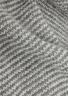 Ymc T Shape Striped Wool-blend Jumper Grey