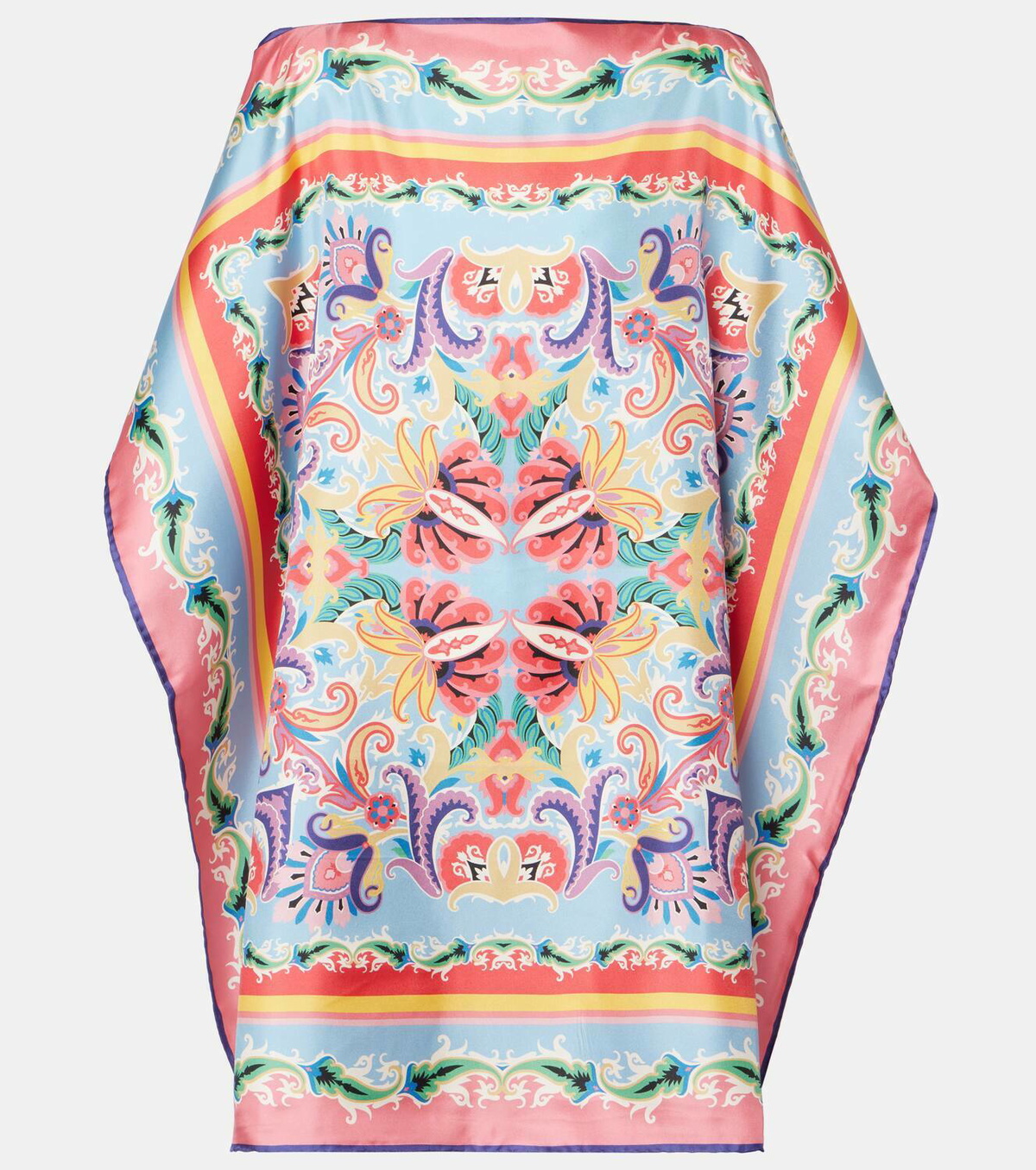 【送料&関税込】Etro Silk Foulard Etro Printed silk foulard top Etro