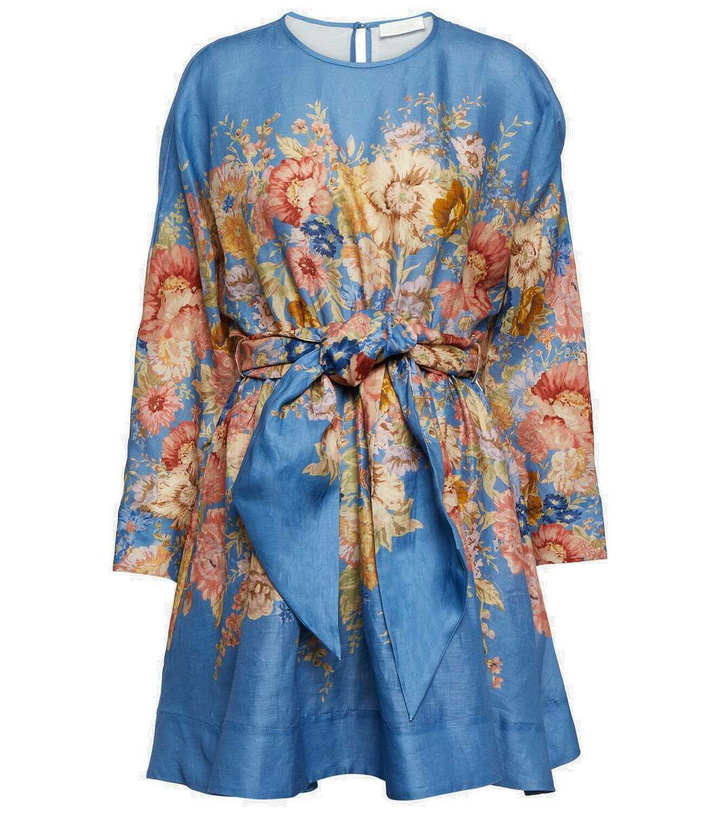 Photo: Zimmermann August floral linen minidress