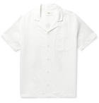 Folk - Daniel Johnston Camp-Collar Printed Linen Shirt - White