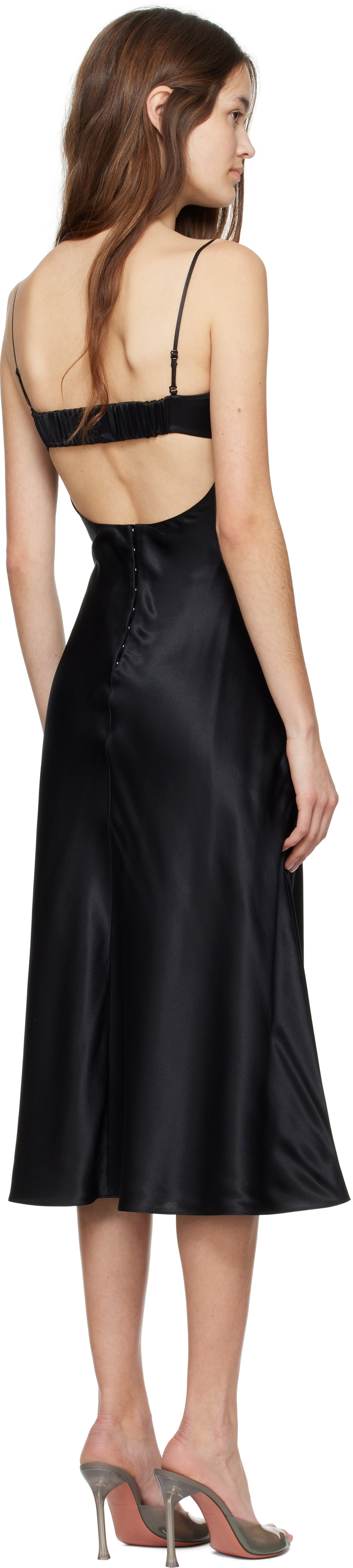 Mirror Palais Black Ballet Midi Dress
