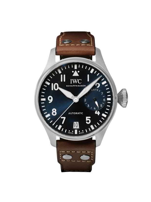 Photo: IWC Schaffhausen - Big Pilot's Le Petit Prince Edition Automatic 46.2mm Stainless Steel and Leather Watch, Ref. No. IW501002