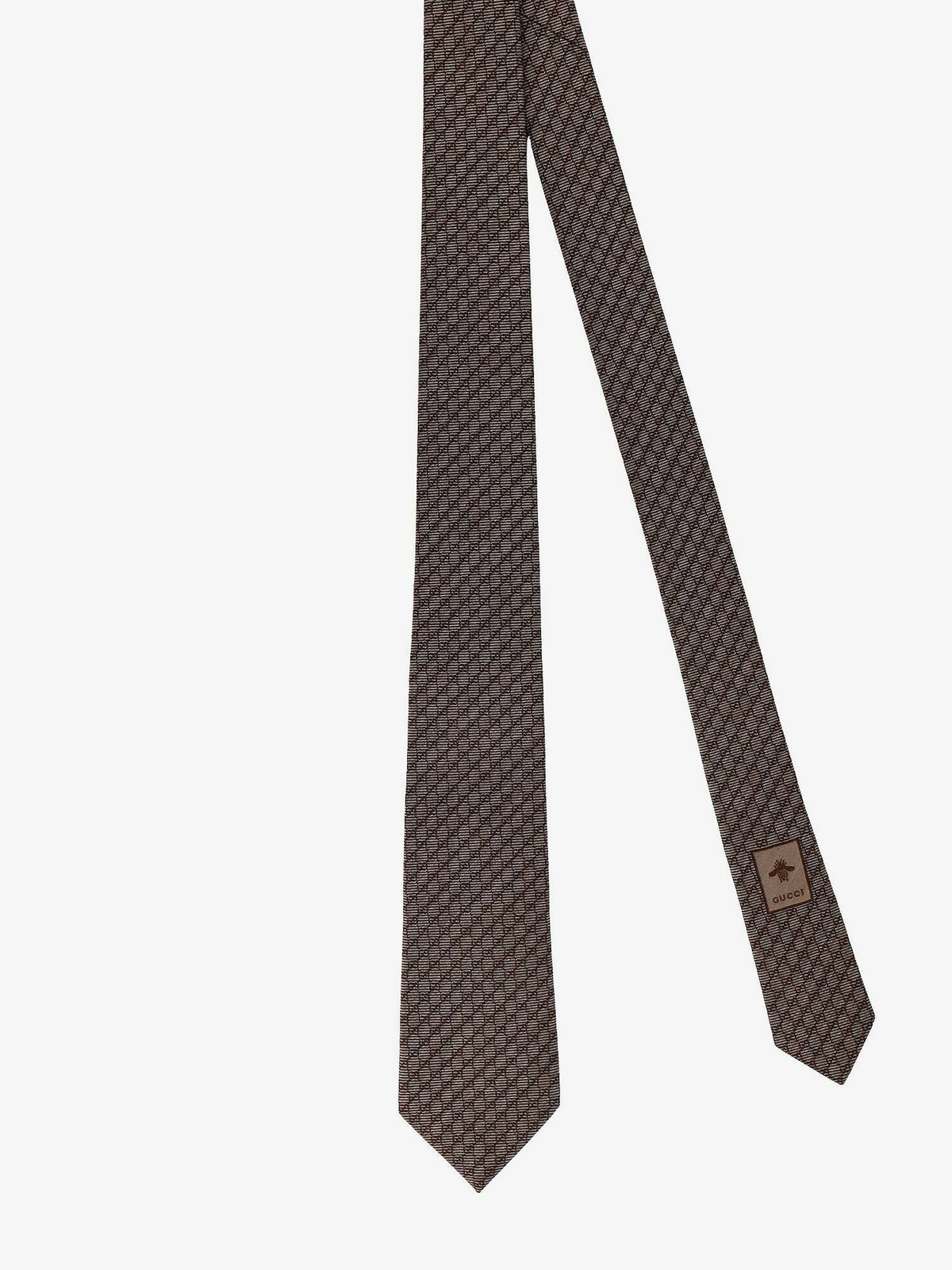 Gucci Tie Brown Mens Gucci