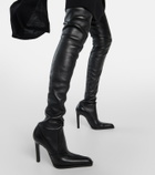 Saint Laurent Nina 110 leather over-the-knee boots
