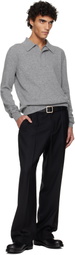 Jil Sander Black Calfskin Belt