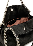 Stella Mccartney Falabella Mini Faux Suede Tote bag - Black - One Size