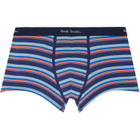 Paul Smith Five-Pack Multicolor Stripe & Plain Briefs