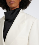Róhe Double-breasted virgin wool blazer