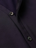 Needles - Logo-Embroidered Tech-Jersey Cardigan - Purple