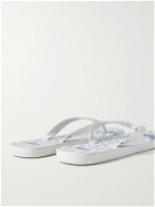 Wacko Maria - Hayn Printed Rubber Flip Flops - White