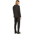 BOSS Brown Two-Piece Slim-Fit Wool Suit