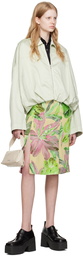 Dries Van Noten SSENSE Exclusive Green Midi Skirt