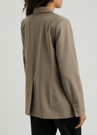 Matteau Wool-blend Blazer Taupe