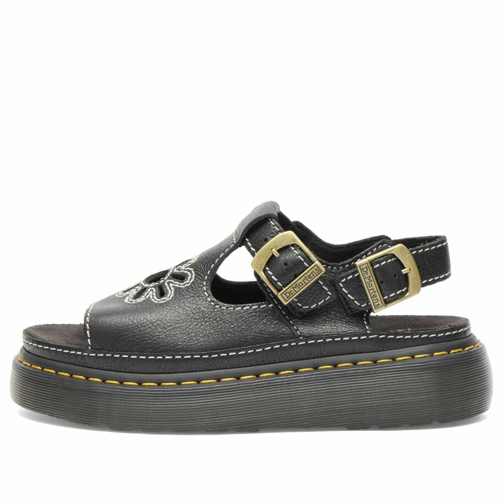 Photo: Dr. Martens Women's Dunnet Flower Sandal in Black