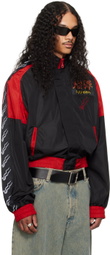 LU'U DAN Black New-Wave Shell Track Jacket