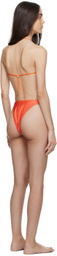 DOS SWIM SSENSE Exclusive Orange Kisa One-Piece