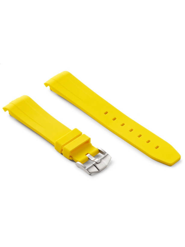 Photo: Horus Watch Straps - 20mm Rubber Integrated Watch Strap - Yellow