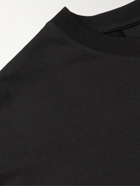 Givenchy - Logo-Embroidered Cotton-Jersey T-Shirt - Black