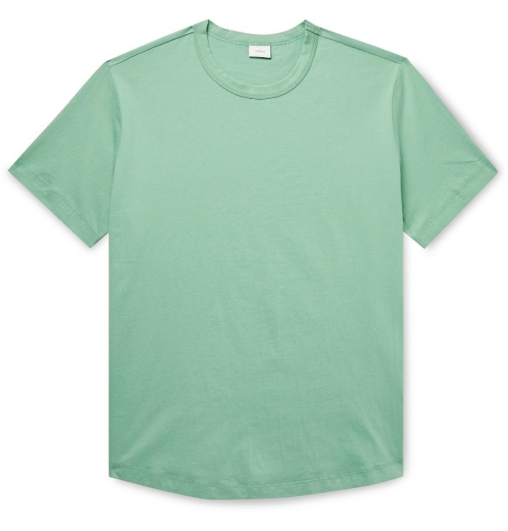 Photo: Onia - Joey Cotton-Jersey T-Shirt - Green
