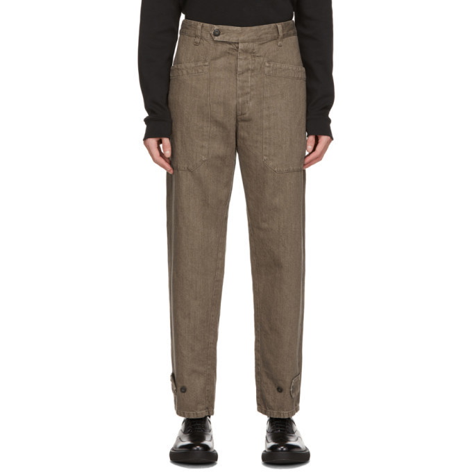 Photo: Barena Brown Rebaldo Trousers