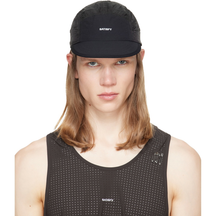 Photo: Satisfy Black Rippy Trail Cap