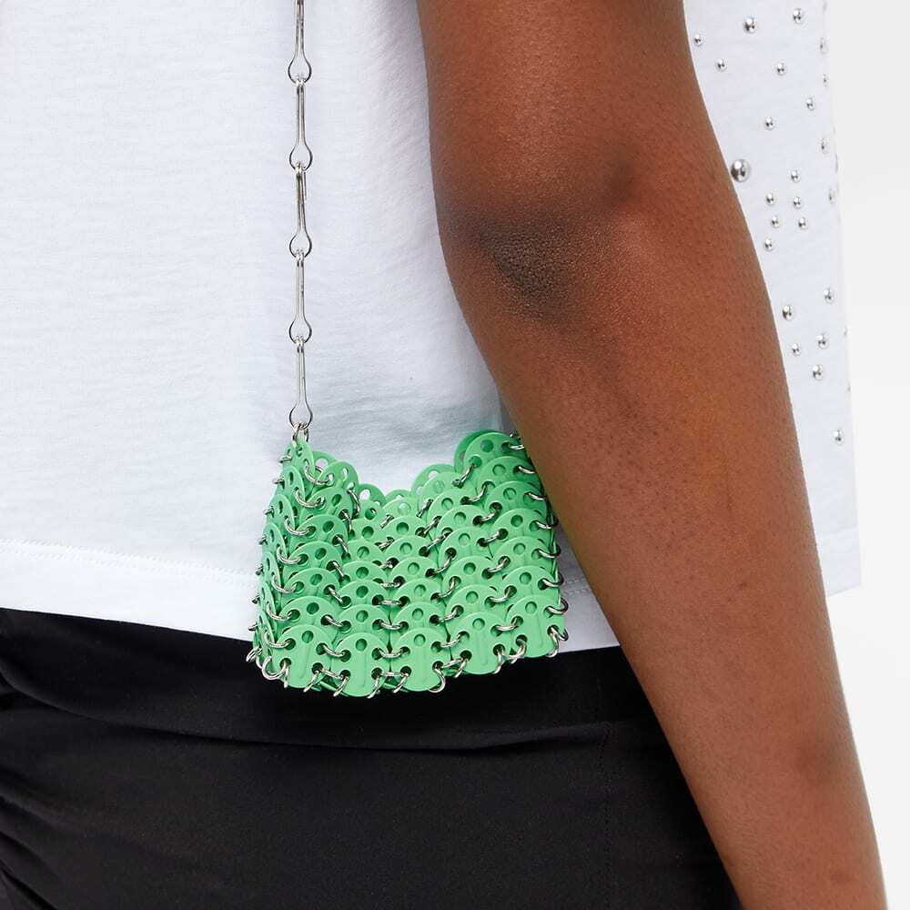Paco Rabanne Women's 1969 Micro Bag in Green Paco Rabanne
