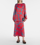 Dries Van Noten Floral pencil skirt