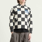 Team Ikuzawa Men's x Neighborhood Racing Jacket in Black/White