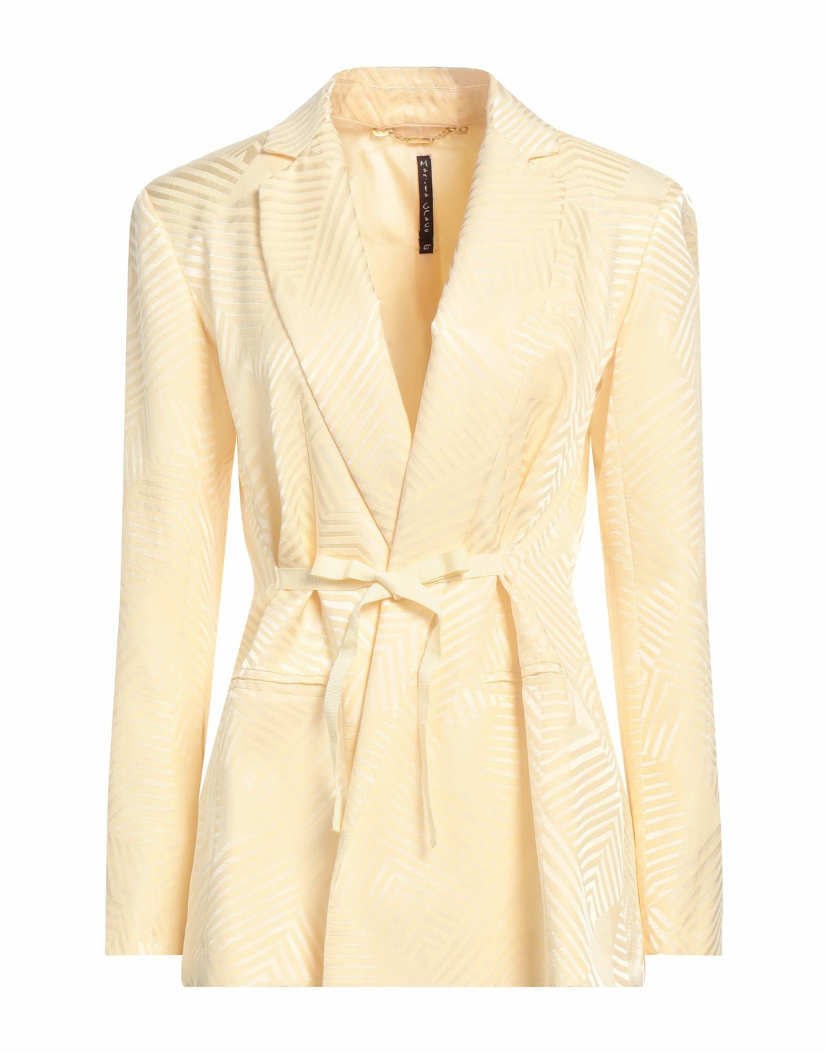Manila Grace Womens Blazer in Yellow