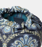 Etro Printed satin clutch