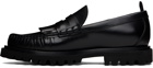 Officine Creative Black Penny 004 Loafers