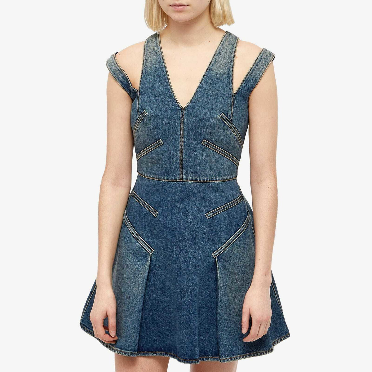 black denim dress long sleeve Zeitgeist Denim Dress - Women's Denim Dress main image 0