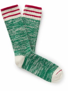 Thunders Love - Striped Cotton-Blend Socks