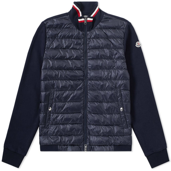 Photo: Moncler Padded Front Jersey Zip Track Top