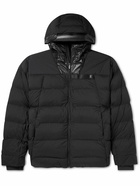 ON - Challenger Webbing-Trimmed Quilted Shell Hooded Down Jacket - Black