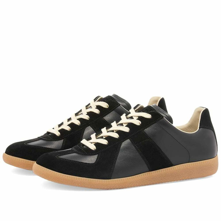 Photo: Maison Margiela Men's Classic Replica Sneakers in Black